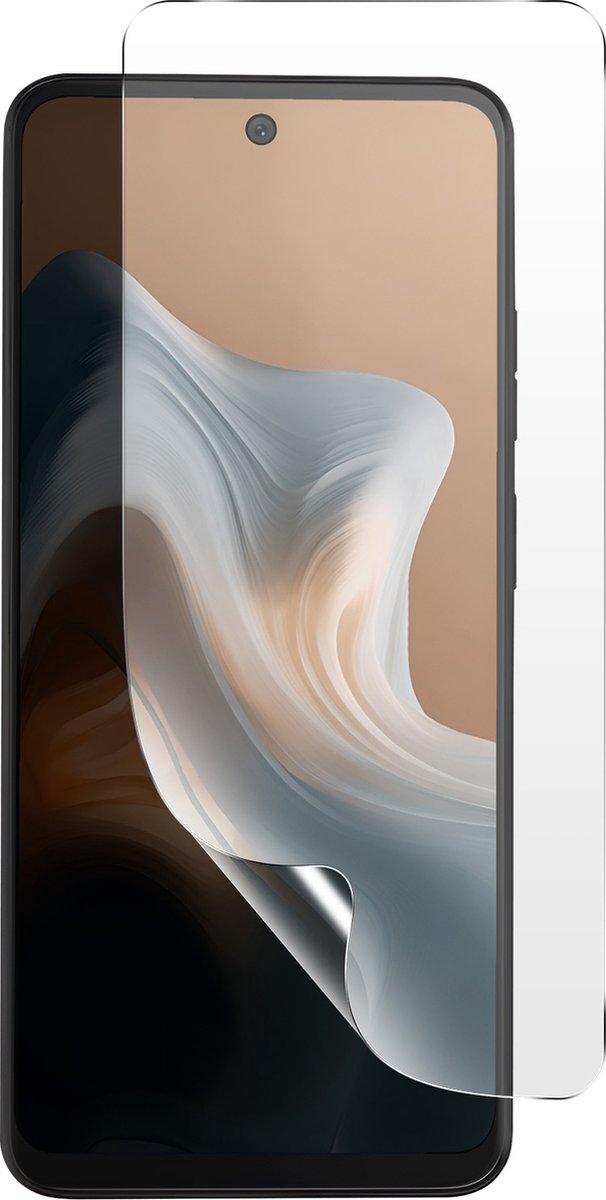 Avizar Beschermende folie Geschikt voor Motorola Moto G34 Onbreekbaar, Transparant