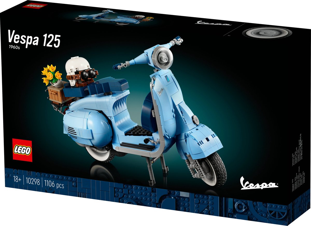 LEGO Vespa 125 Scooter bouwbare modelbouwset voor Volwassenen - 10298 — afbeelding 18