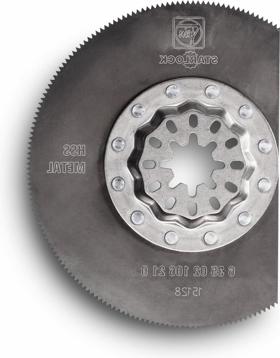 Gesegmenteerd HSS-zaagblad 85 mm - Volledig HSS-zaagblad Starlock - Metaalvertanding - Voor platen tot 1 mm - Kunststof - Hout