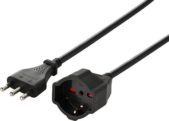 Sencys verlengsnoer Schuko oranje 10 meter