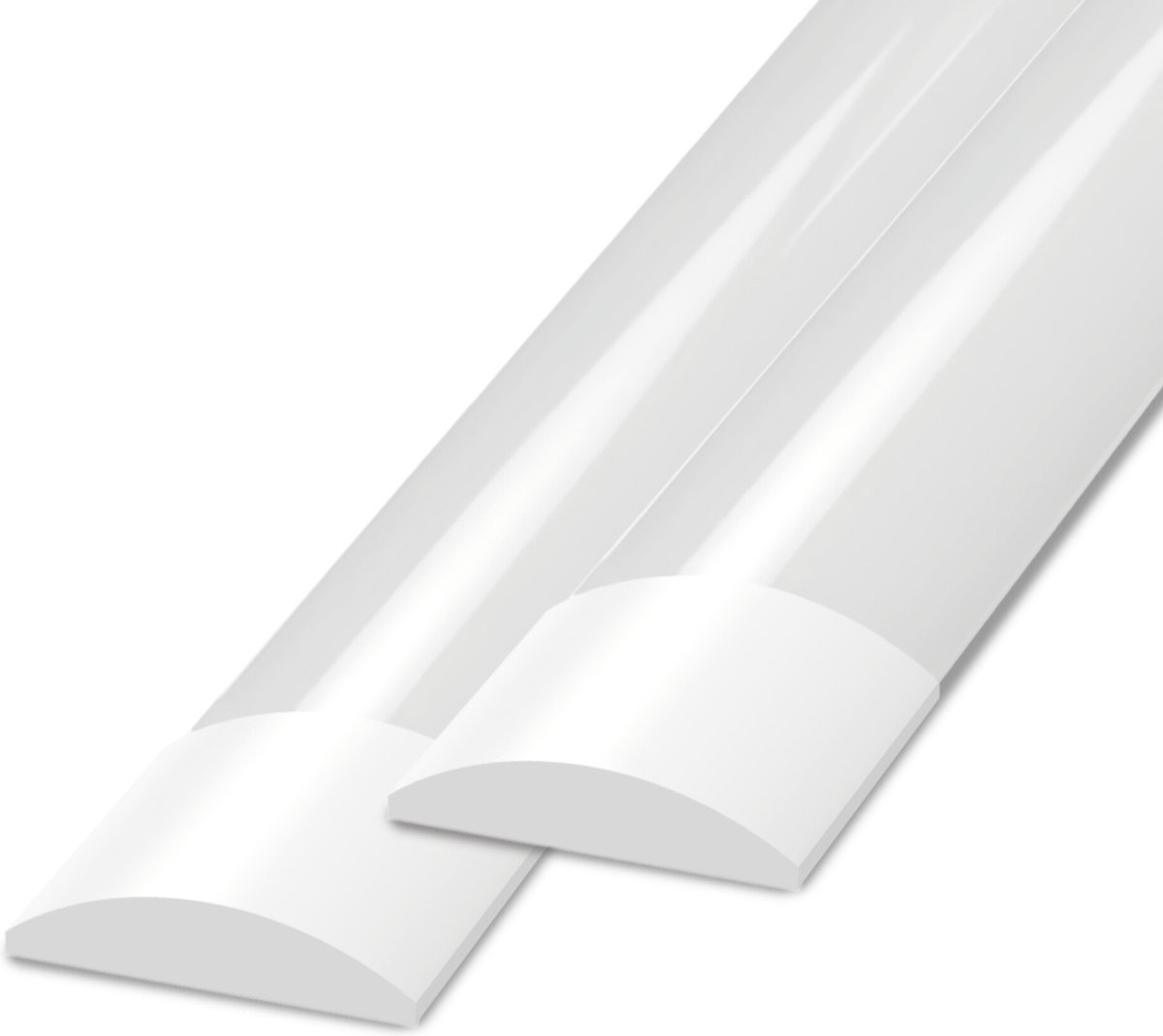 LEDVION 2X LED Batten 150cm (40W, 6500K, 5600 lumen), Geïntegreerde LED, Daglicht Wit, Helder Licht, Plafonddlamp