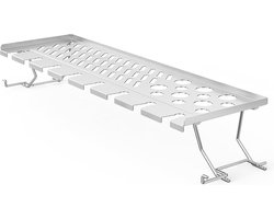 Grill Warming Rack Roestvrij Staal Weber Spirit 300 Serie - E-310 S-310 E-320 S-320 SP-330 - Warmhoudrooster Kippenvleugelhouder-Kippenpoothouder