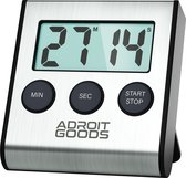 AdroitGoods Digitale Timer - Kookwekker - Magnetisch - LED Scherm - Stopwatch - Keukentimer - RVS