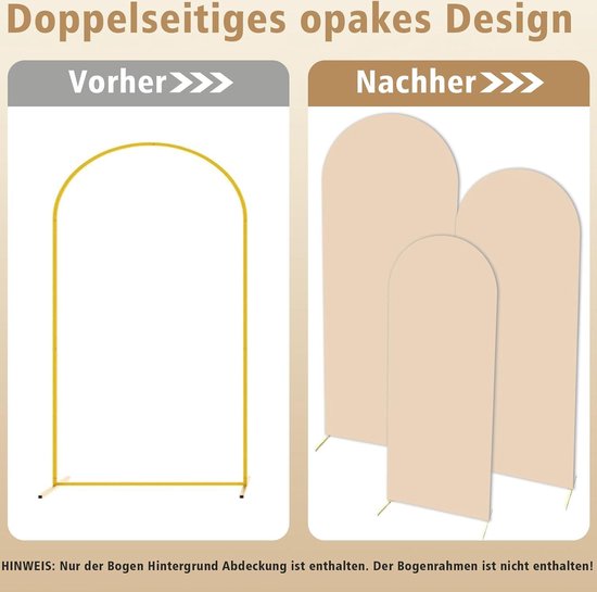 1,8 m, 2 m, 2,2 m, wit, bruiloftsboog, achtergrond, set van 3, kreukvrij, rekbare spandex boogafdekking voor verjaardagsfeest, doop, babyshower, fotowand, boog achtergrond 1,8 m, 2 m, 2,2 m, wit, bruiloftsboog, achtergrond, set van 3, kreukvrij, rekbare spandex boogafdekking voor verjaardagsfeest, doop, babyshower, fotowand, boog achtergrond