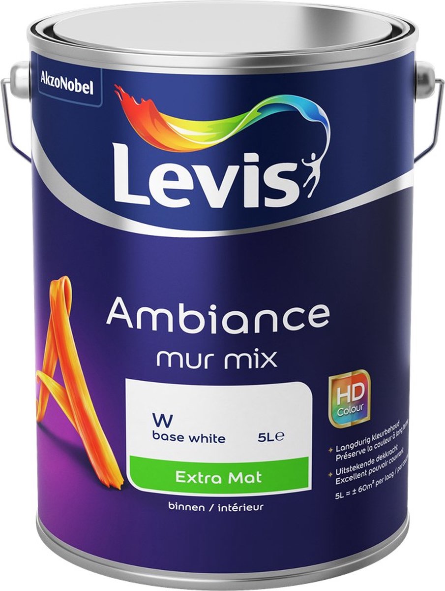 Levis - Ambiance Mur Extra Mat Mix - Brooding Storm - Mengverf - 5 L