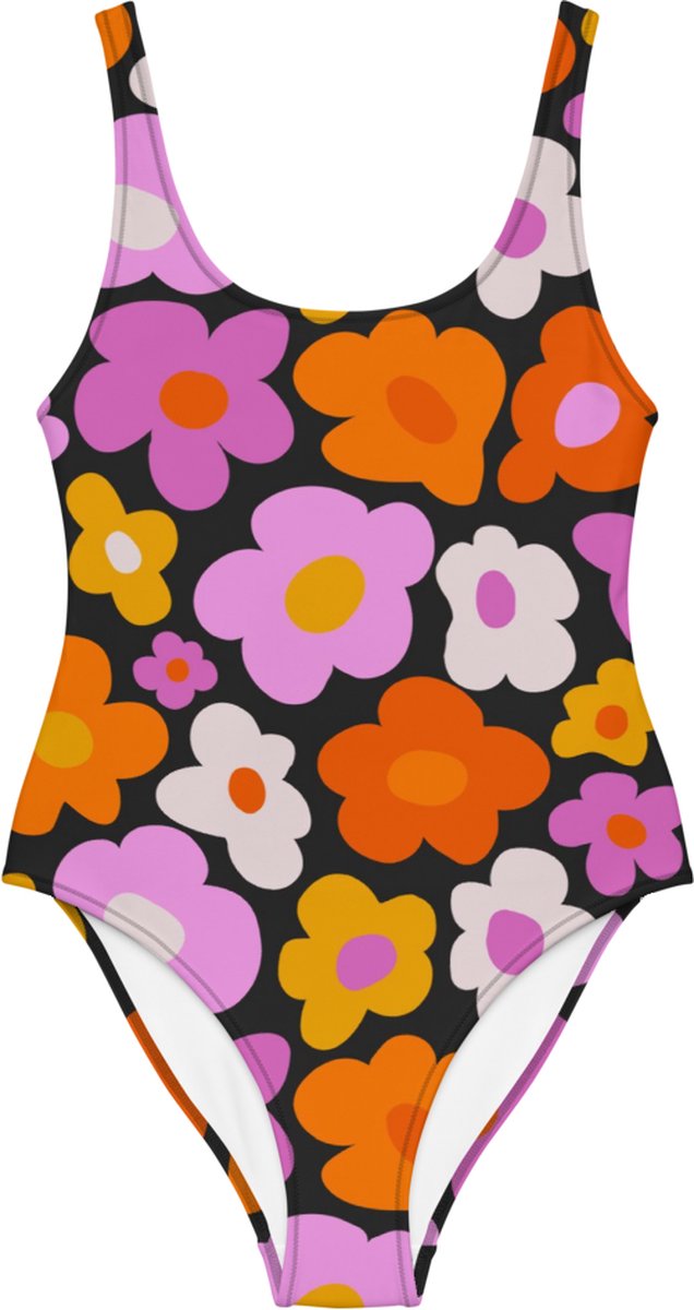 Esdushi Badpak Dames M - Badmode voor vrouwen - Badkleding - Multi color - Botanical Bloom