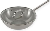 Bol.com ELLE Gourmet Moderne Wokpan met Deksel - Ø 28 cm - PFAS vrije Keramische Hapjespan inductie - Geschikt voor alle warmteb... aanbieding