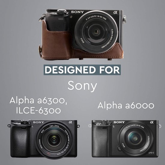 Custodia Per Fotocamera Nera Per Sony A6500 A6300 16-50mm SX620 - Foto 8