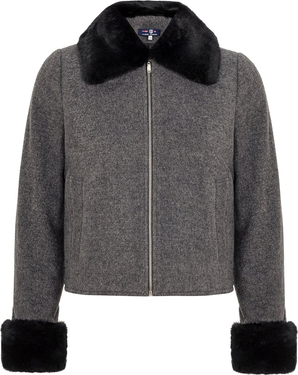 Jimmy Sanders Jas Dames Antraciet - Xl