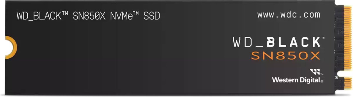 Western Digital Black SN850X - Interne SSD - NVMe - M.2 PCIe - 8 TB