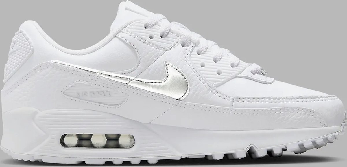 nike air max 90 triple white sneakers