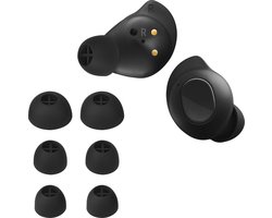 kwmobile 8x Reserve covers voor oordopjes geschikt voor Sennheiser MOMENTUM True Wireless 3 - 4 maten - Silicone dopjes voor in-ear headphones