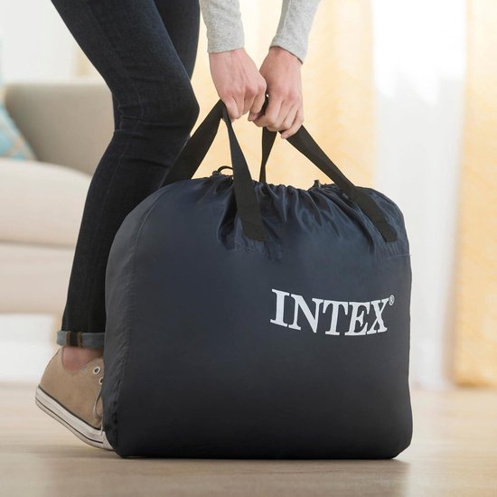Ultra Plush Luchtbed 2-Persoons 203 x 152 x 46 cm Ingebouwde Pomp - Comfortabel Nachtje - Slaapmatras voor Kampeervakanties van Intex — afbeelding 2