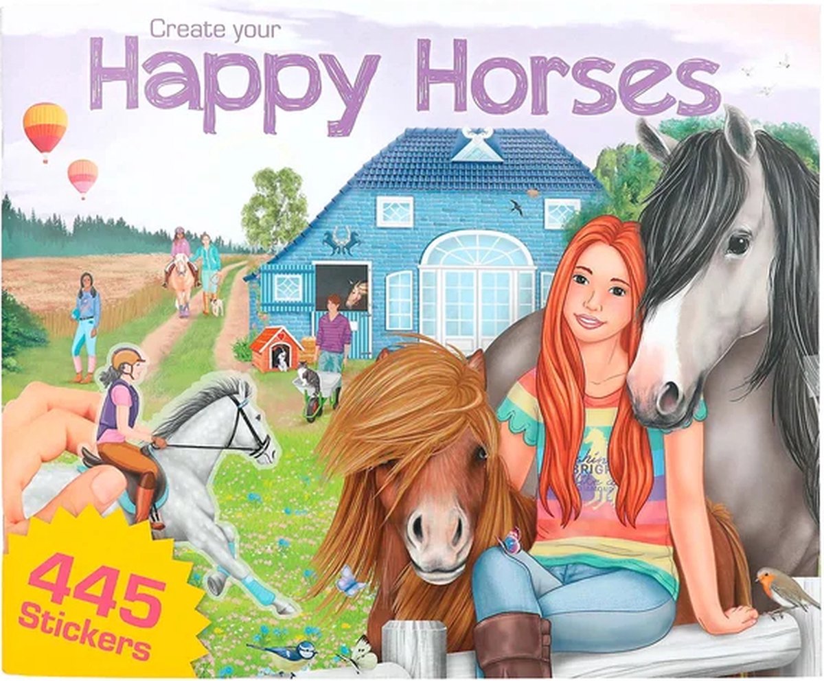 Depesche - Create Your Happy Horses Stickerboek