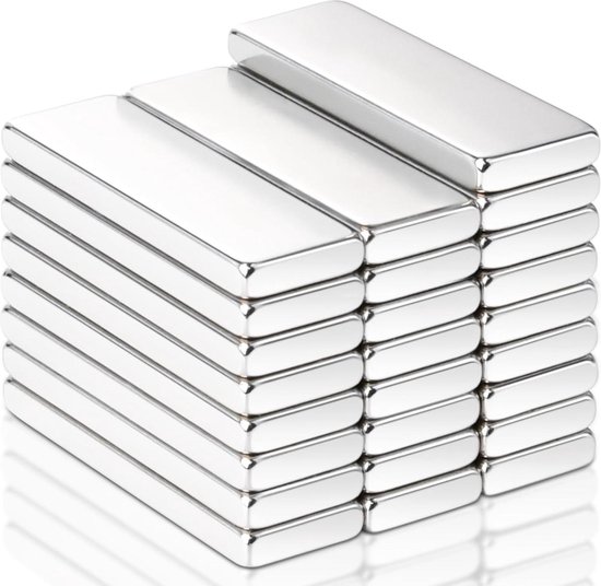 Deryun 60 stuks sterke neodymium magneten, koelkastmagneten, koelkastmagneten voor whiteboard (6x2-60