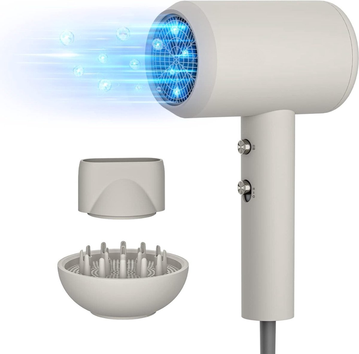 Shenzhen Haorui Fohn met Diffuser Haardroger voor Krullen - Shenzhen Haorui Industrial Technology Co., - €74,99