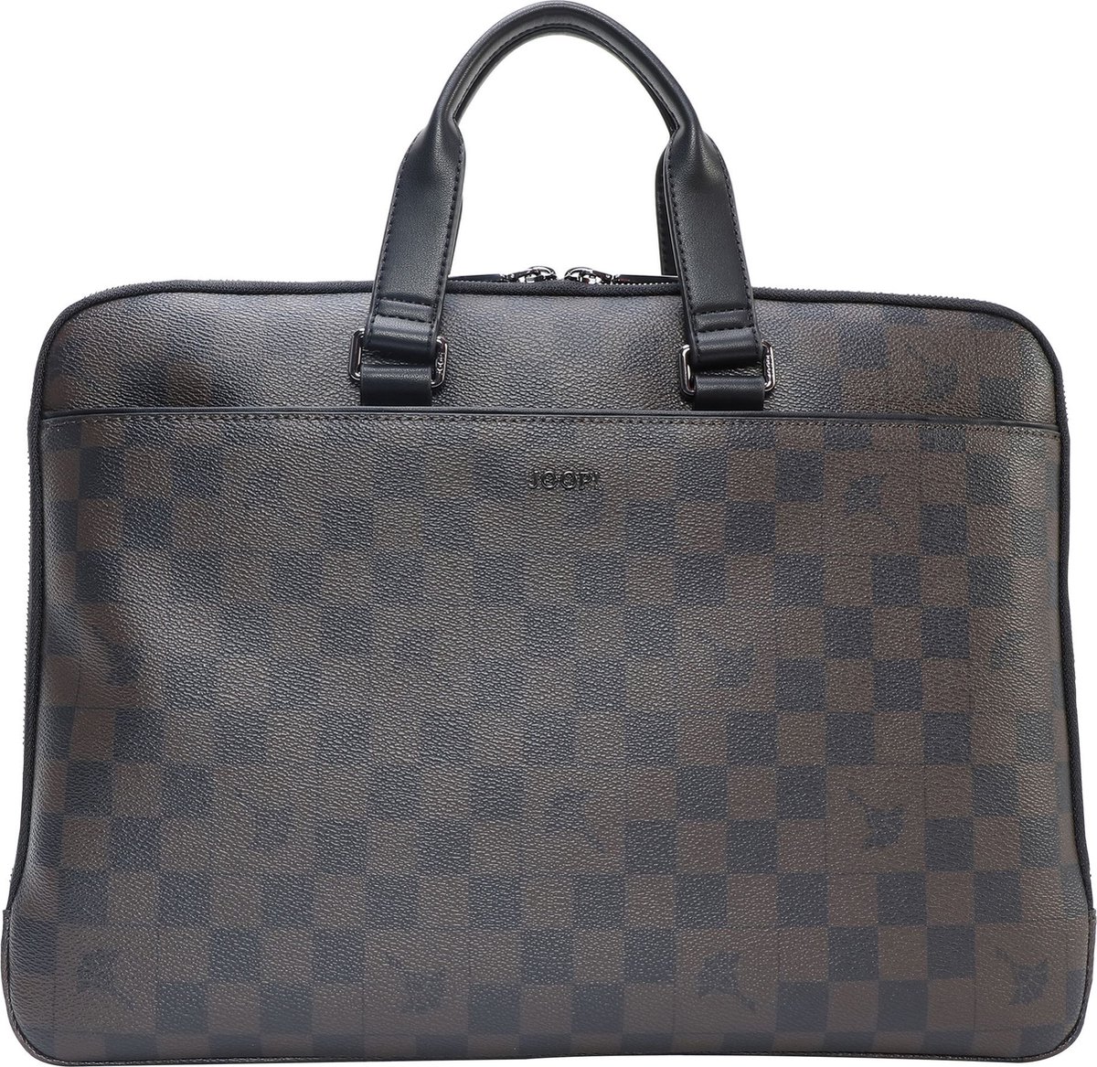 JOOP! Laptop hoes Laptoptas met laptopvak Cortina Piazza Janus Sleeve SHZ Seal Brown Donkerbruin