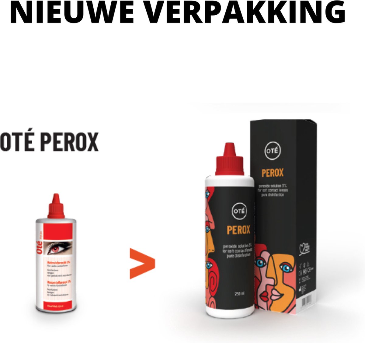 Ote Perox - waterstofperoxide lenzenvloeistof - 250ml