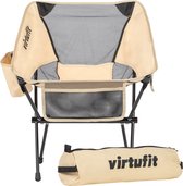 Bol.com VirtuFit Camping Stoel Compact - Inclusief Draagtas - Geschikt voor Festivals Campings & Stranden - Inclusief armsteunen... aanbieding
