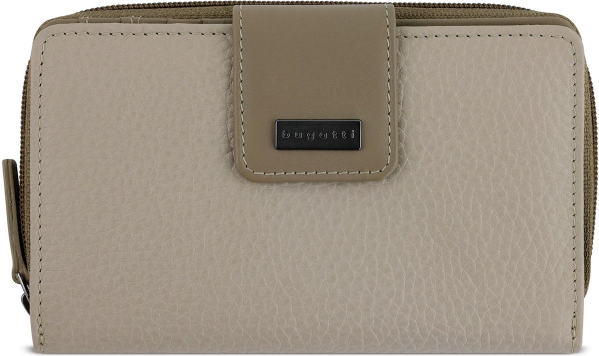bugatti Portemonnee Ladies Zip Wallet Beige
