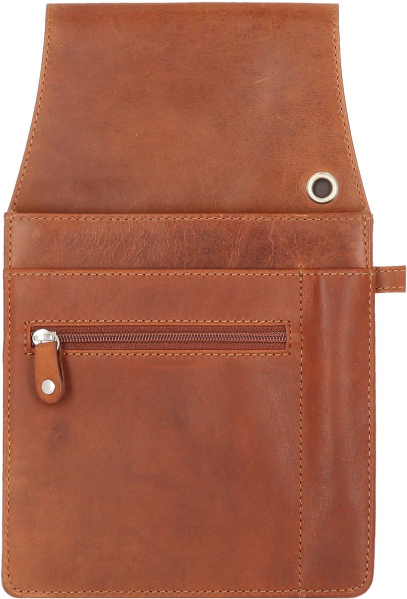 Esquire Gordeltas Dallas Holster Waiter Wallet Brown Bruine