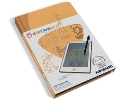 foto van Kidywolf Kidydraw-Mini Tablet 30 Tekeningen | Tekenbord 30 Dieren
