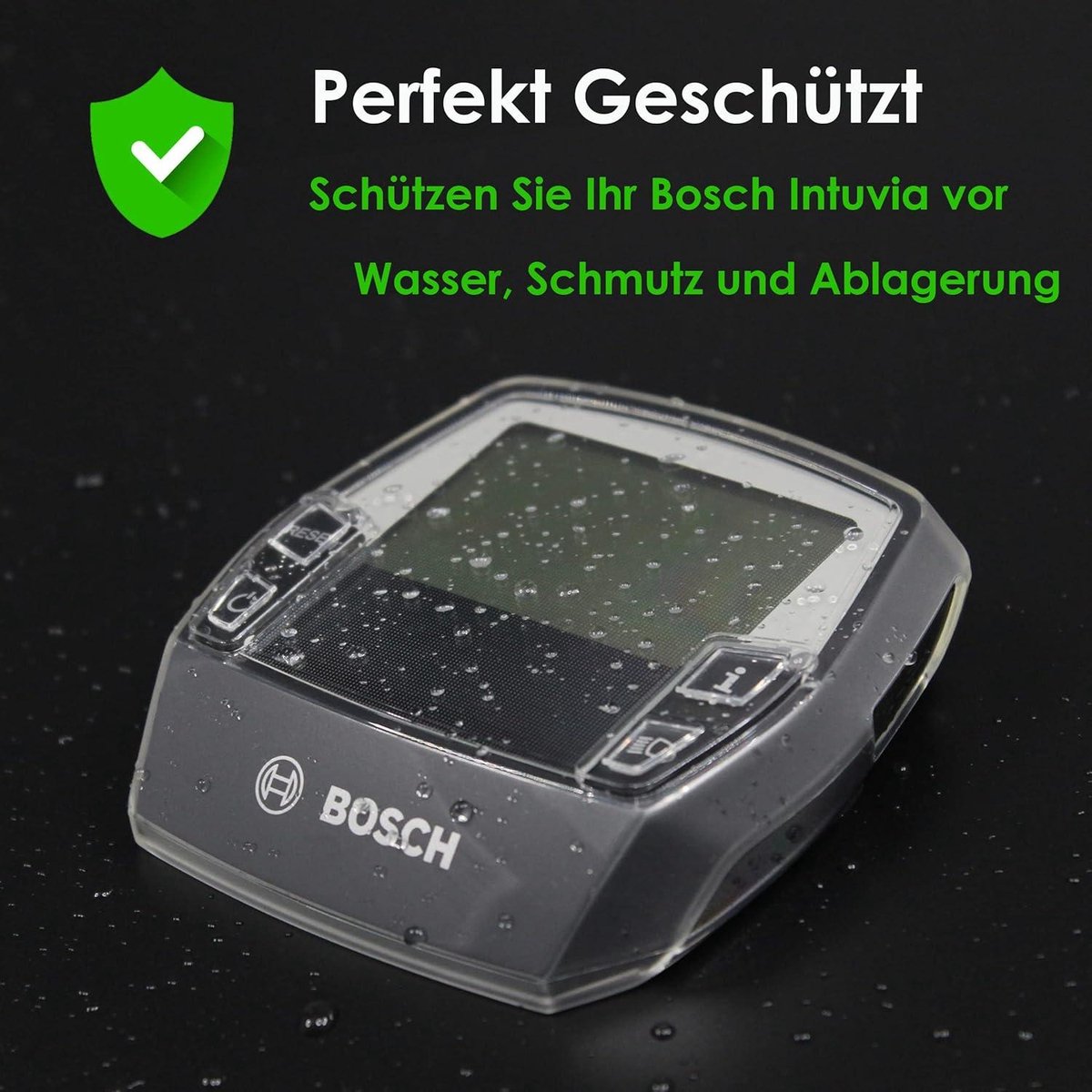 Borgen displaybescherming - geschikt voor Bosch Intuvia-beschermhoes - accessoires voor e-bike