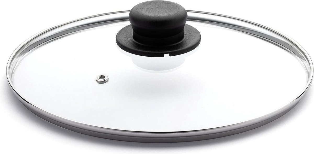 Glazen deksel met knop voor potten en pannen diameter 36 cm - Kookaccessoires