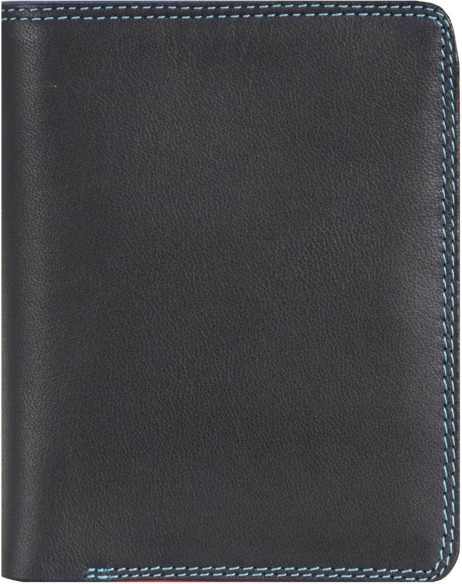 Mywalit Medium Portemonnee Leren Portemonnee 11 cm - Dames - Staand formaat - black-pace