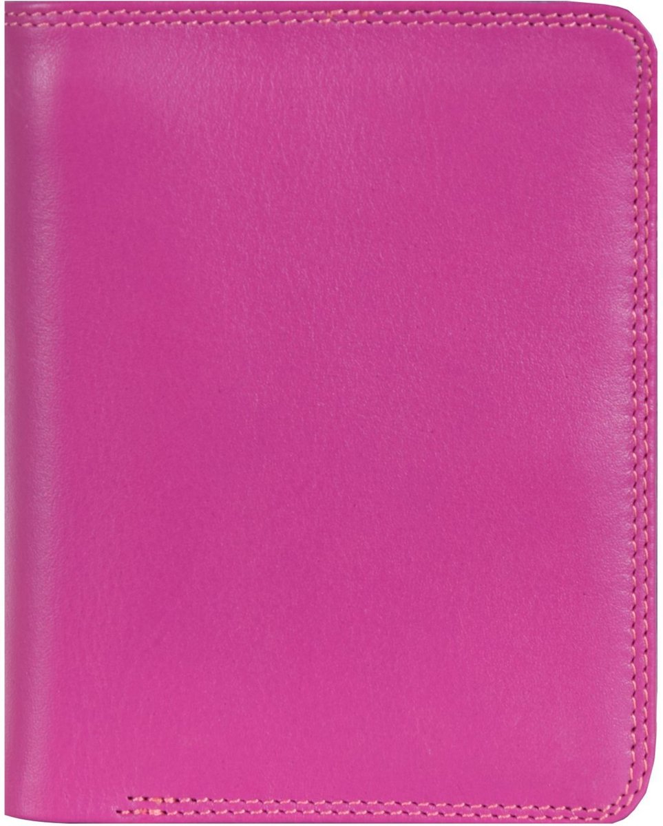 Mywalit Medium Portemonnee Leren Portemonnee 11 cm - Dames - Staand formaat - sangria multi