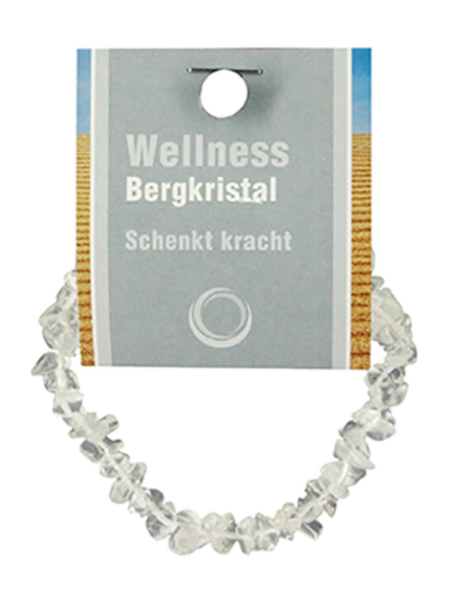 Splitarmband Bergkristal - met Uitleg Kaartje