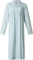 Lunatex - klassiek dames nachthemd 224158 - blauw - maat XXL