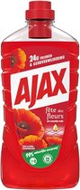 Ajax Fête des Fleurs Rode Bloemen allesreiniger - 8 x 1L