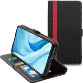 ebestStar - Hoes voor Xiaomi Mi 11 Lite, Mi 11 Lite 5G, NE, Wallet Etui, Book case hoesje, Zwart, Rood