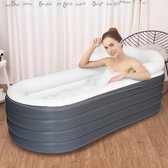 Opblaasbare badkuip voor volwassenen - Draagbare en opvouwbare badkuip - Groot formaat 168 x 76 x 68 cm