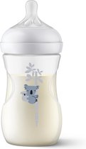 Philips Avent Natural Response Babyfles - Koala - 1 Fles - 260 ml - 1+ maanden - Snelheid 3-speen - SCY903/67