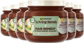 Garnier Loving Blends Voedende Amandelmelk Hair Remedy Haarmasker Voordeelverpakking - Hydraterend Masker Voor Gedehydrateerd, Lichtdroog Haar - 6 x 340ml