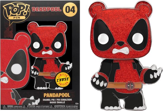 Funko Pop ! Pin : Deadpool - Pandapool (chance d'édition spéciale Chase)