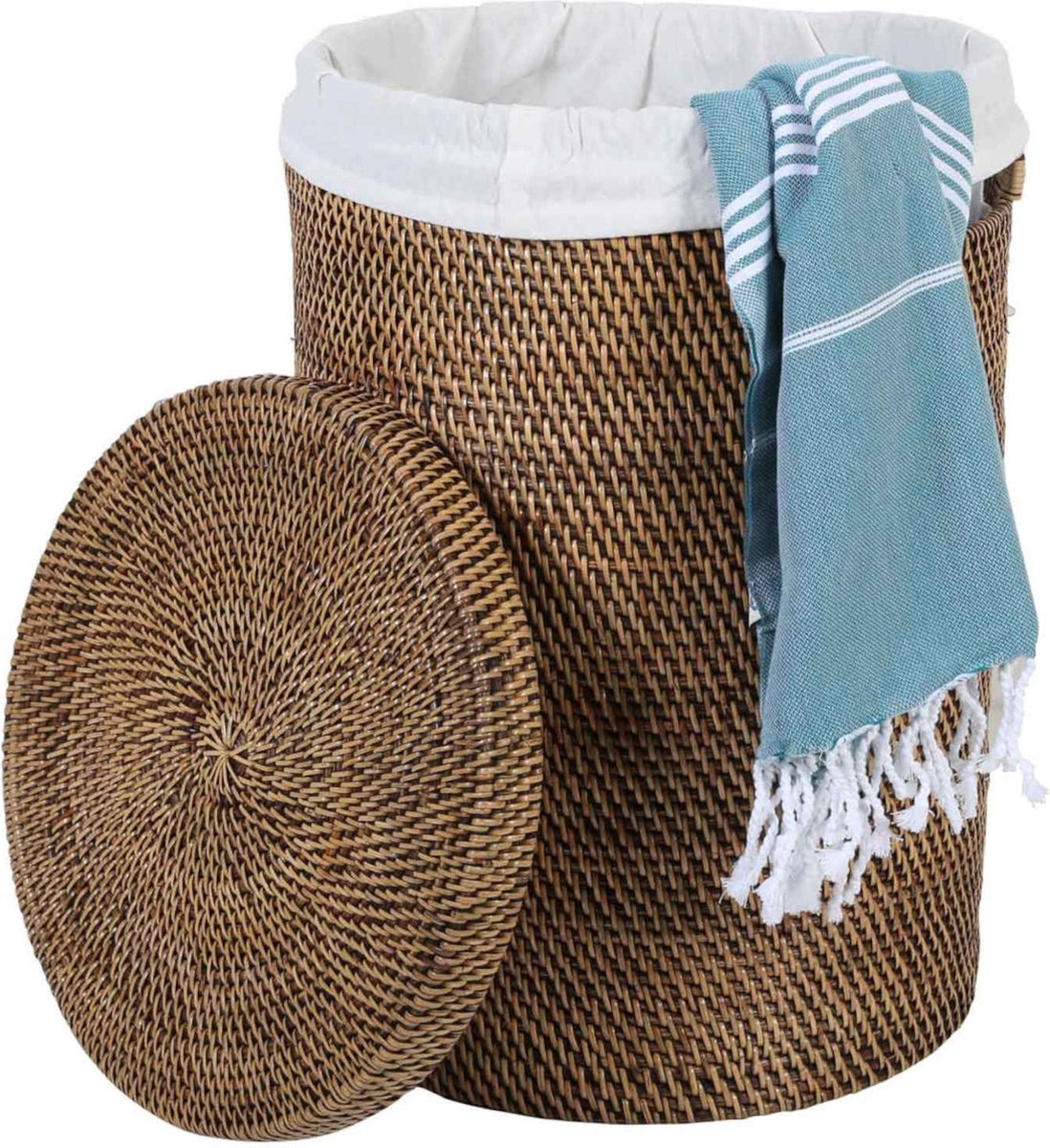 Rotan wasmand Cleo Bruin