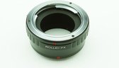 Adapter QBM-Fuji FX: Rollei Lens - Fujifilm X mount Camera