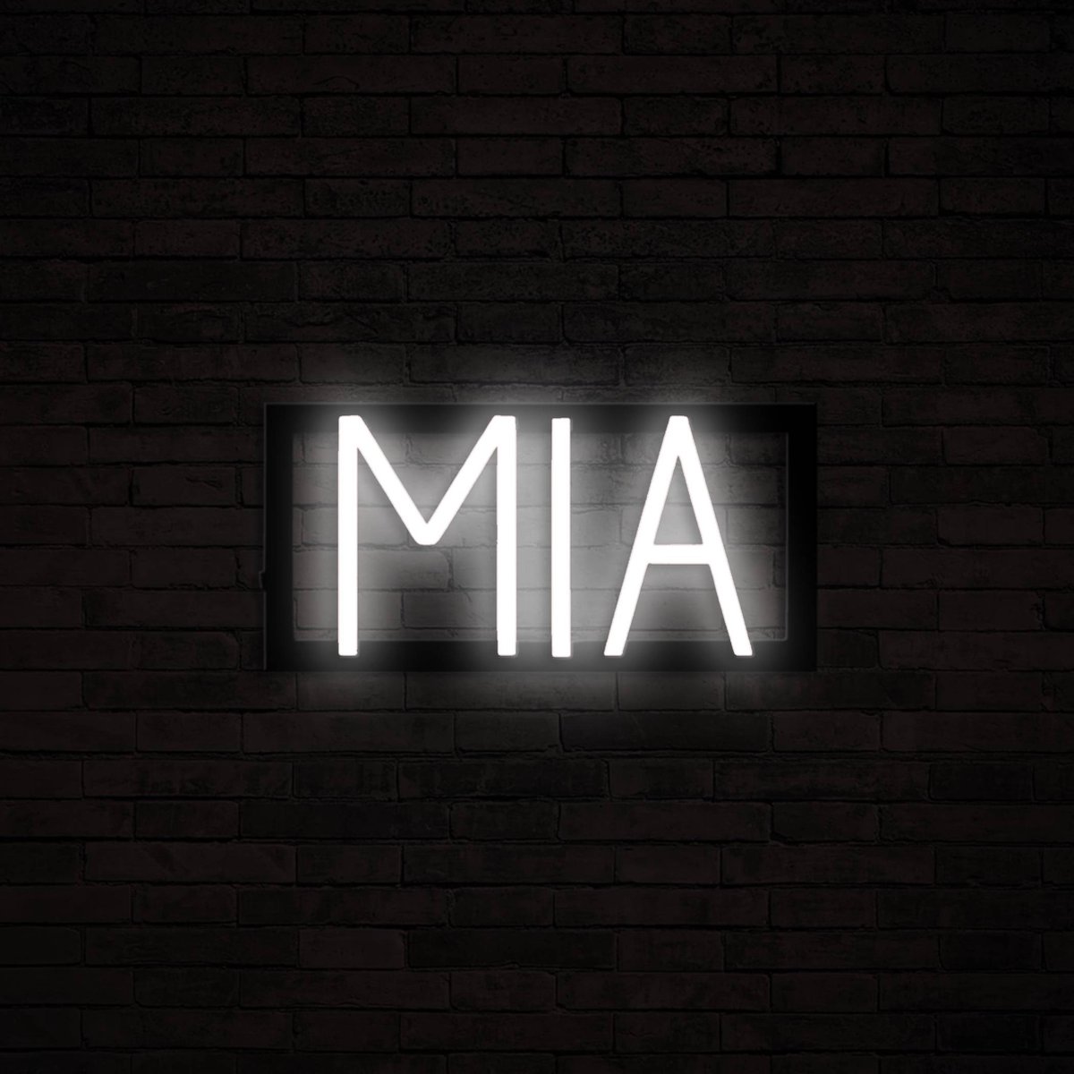 MIA - Neon LED Lamp Kinderkamer | SpellBrite | 30,57 x 16 cm | 6 Dimstanden & 8 Lichtanima