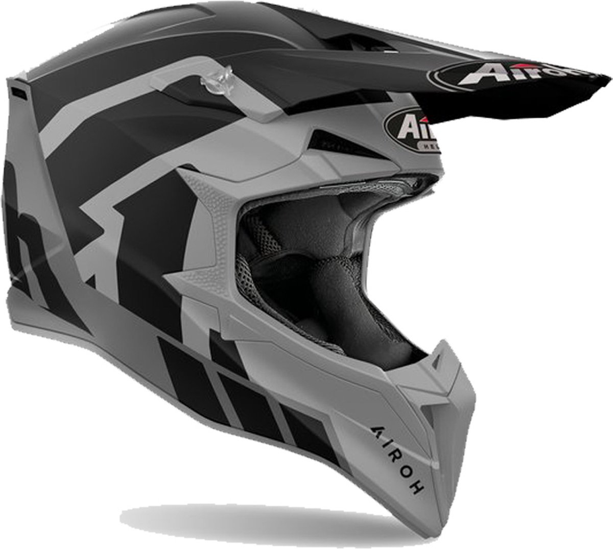 Airoh Wraaap 22.06 Reloaded Grey Black 2XL - Maat 2XL - Helm