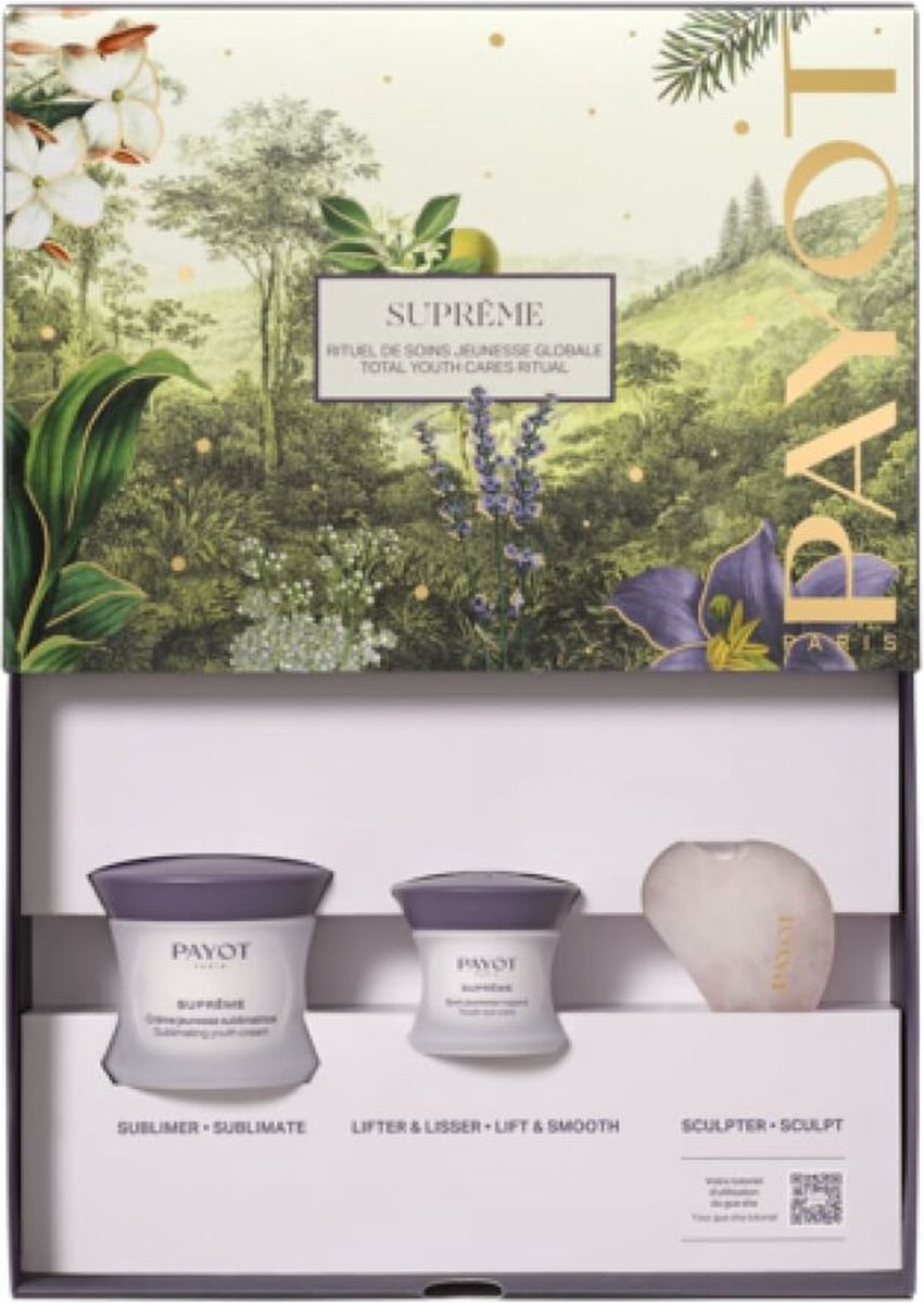 Payot Supreme Jeunesse Set 65 ml - Supreme Youth Cream 50ml/Supreme Youth Eye Cream + Accessoire Van Kwarts 15ml