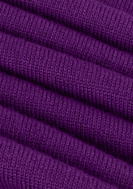 Notre-V Basic Knit Blouse Truien & vesten Dames - Sweater - Hoodie - Vest- Paars - Maat XXL