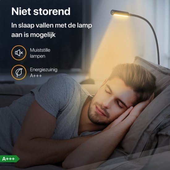 Bedlampjes Hoofdbord - Leeslampjes - Bedlamp Slaapkamer Volwassenen - Zwart van Smartwares — afbeelding 2