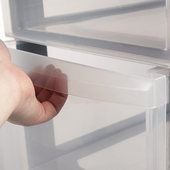 Iris Ohyama, Toren, Ladekast, Kunststof opbergorganizer met ergonomisch handvat, 7L, 10 lades, Met wielen, BPA vrij, Kantoor, Slaapkamer, Woonkamer, DC-010, Zwart