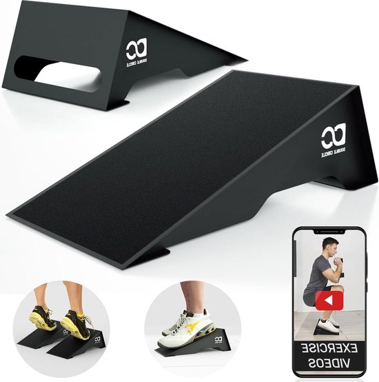Bol Ramp Double Circle Squat Wedge - Professional Squat Ramp for Weightlifting ...
