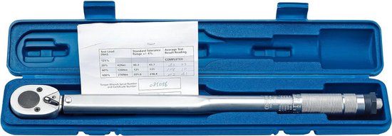 Uharbour Momentsleutel 1/4, 3-25 Nm, voor fiets en motorfiets, micro-instelling 0,1 Nm, met vergrendeling, ± 3% nauwkeurigheid, momentsleutel met 72 tanden