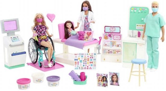 Ken Hospital De La Barbie Barbie Careers Medical Playset Hospital
