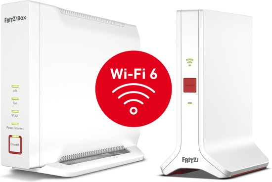 AVM FRITZ! Mesh Set 4060 + 3000 - Routeur Mesh + Extender - Tri-Band - International